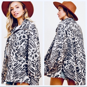 Tie Dye Boyfriend‎ Fleece Jacket